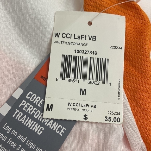 Adidas NWT Women’s Orange/ White Volleyball Clima Cool Jersey - Medium - Picture 6 of 8